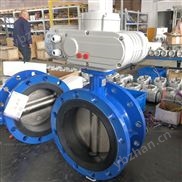 铸钢调节电动高温蝶阀
