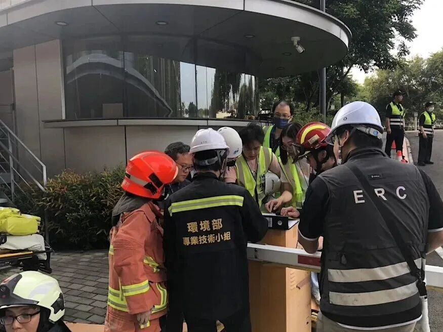 中國臺灣省一工廠發生有毒氣體外泄事件！致10多人身體不適送醫！