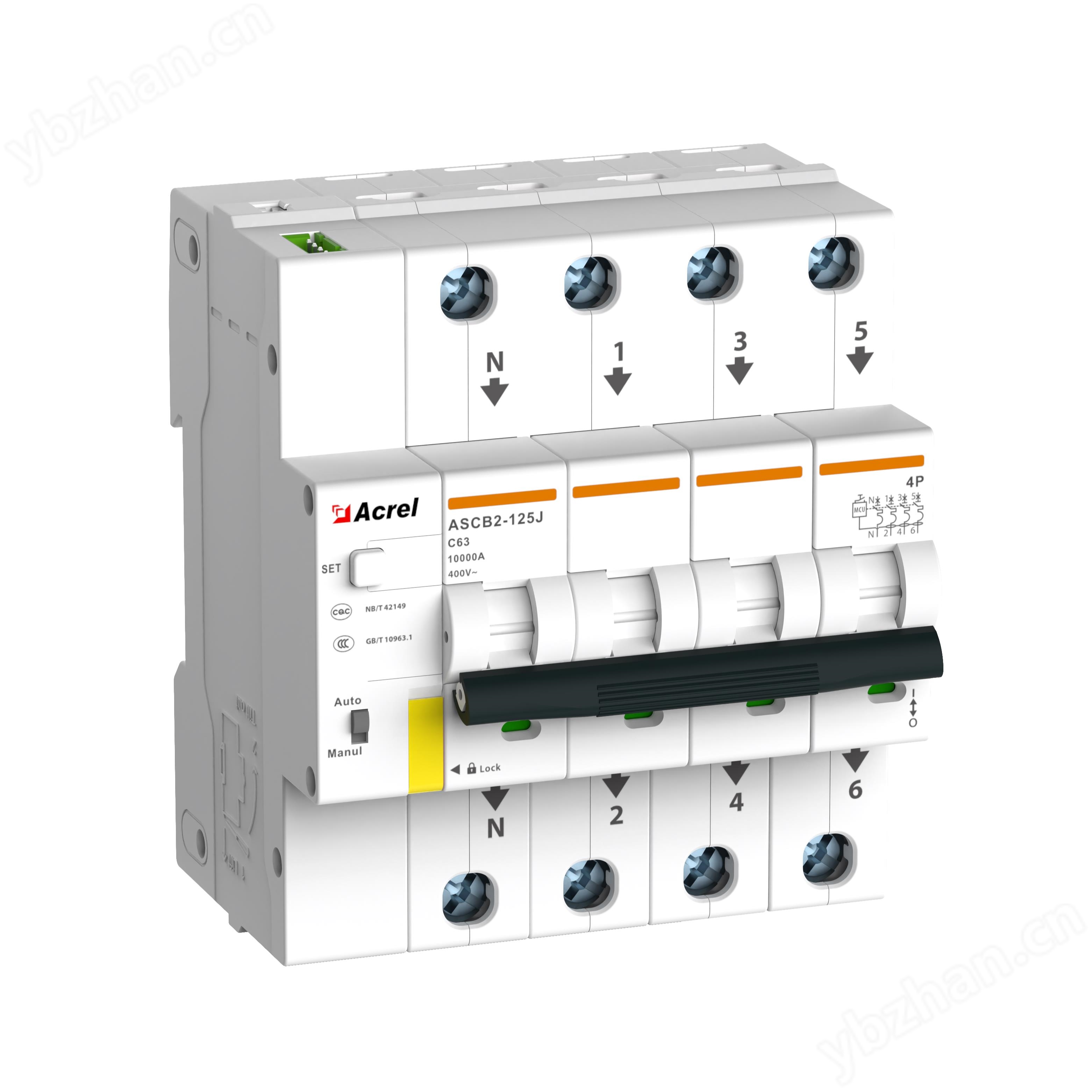 ASCB2-125J智能微型斷路器3/4P可組網(wǎng)