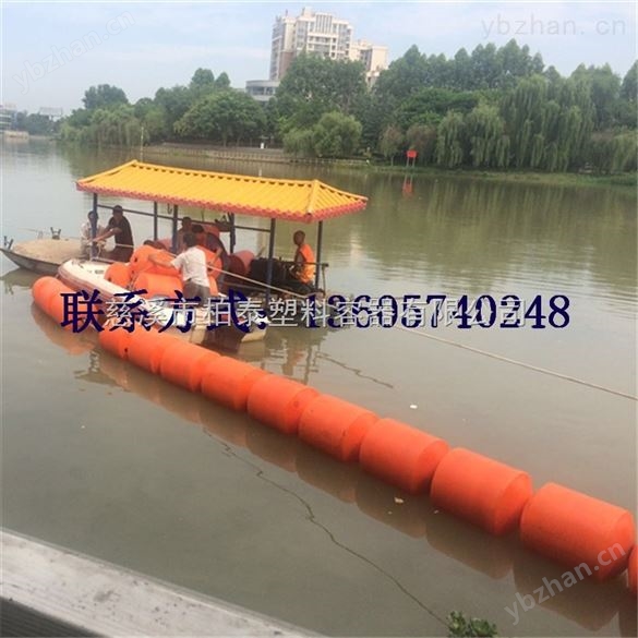 江西水庫水葫蘆生長控制圍欄浮筒 塑料浮筒工廠
