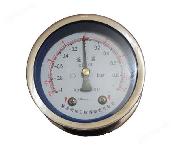 轴向带后边凸装式（正负双刻度1bar)