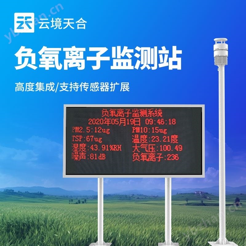 負氧離子濃度監(jiān)測系統(tǒng)