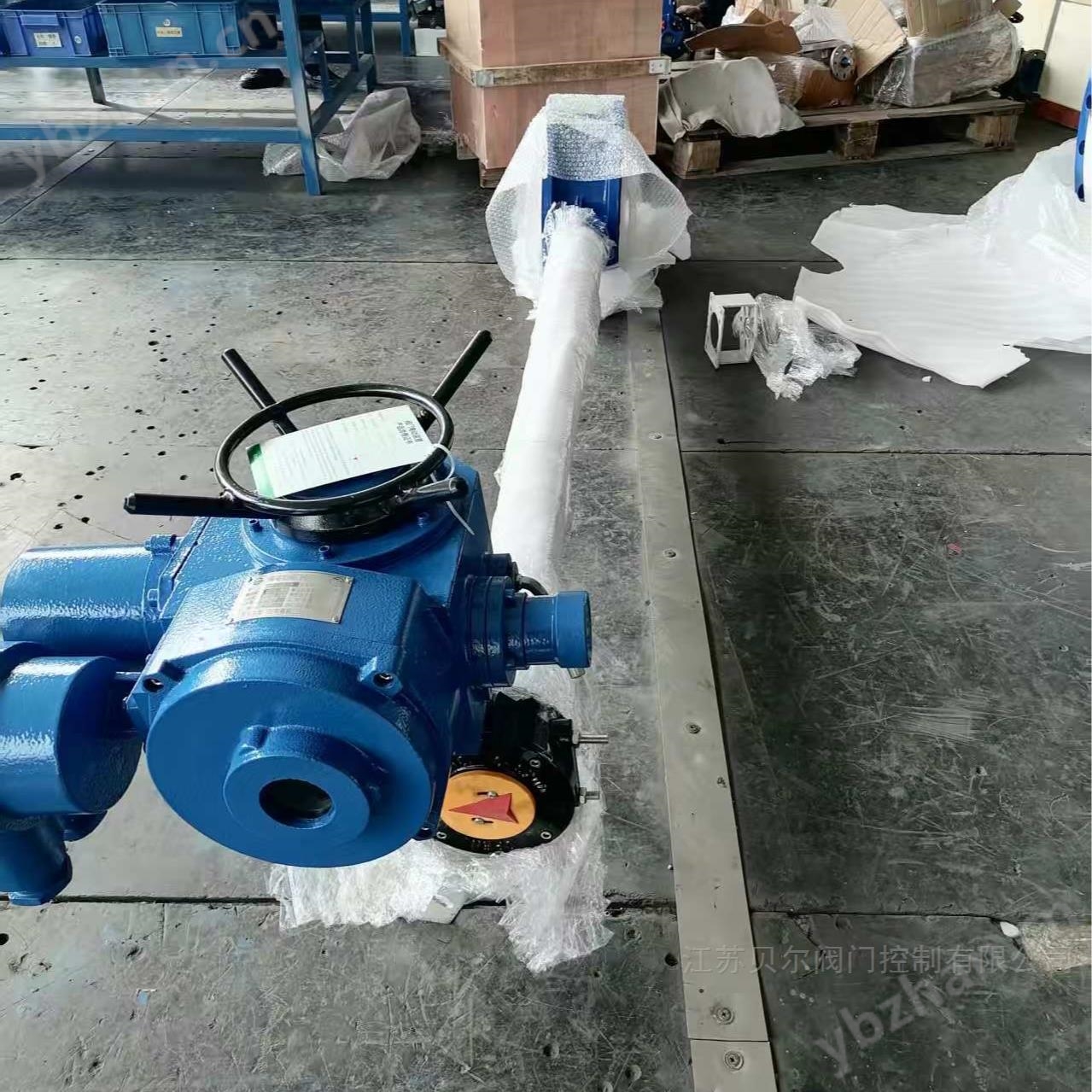 普通开关型软密封衬氟电动蝶阀