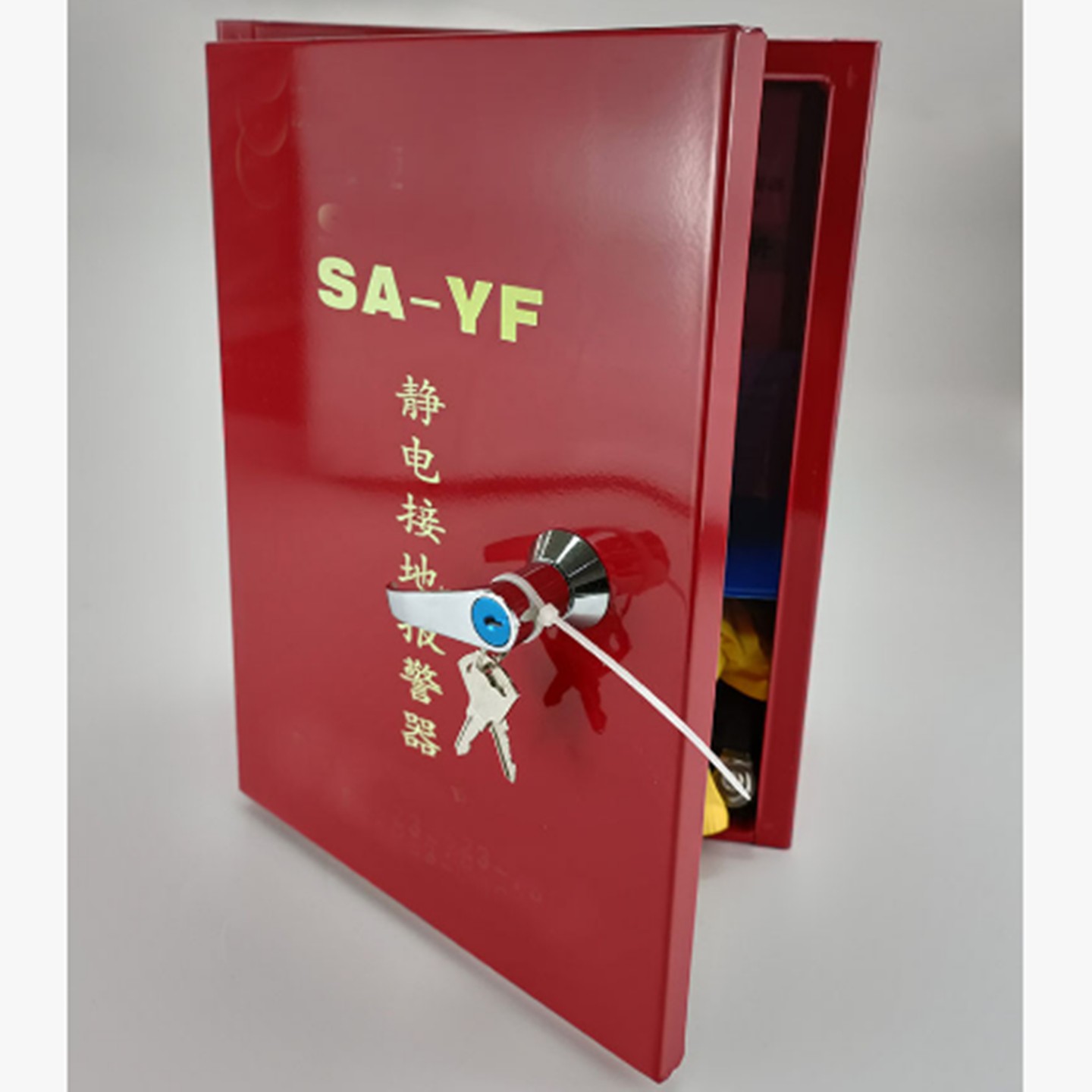 防爆静电接地报警器（固定式8米线) 型号:ZX-SA-SA-YF库号：M411760