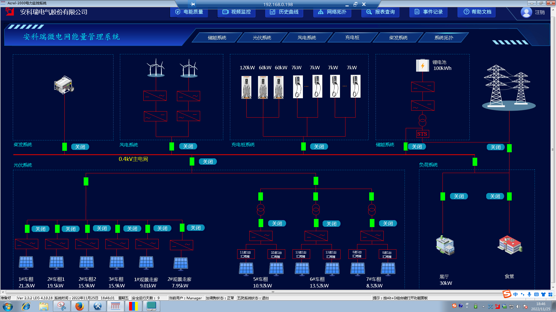 风光储电站的微电网能量管理运维管理