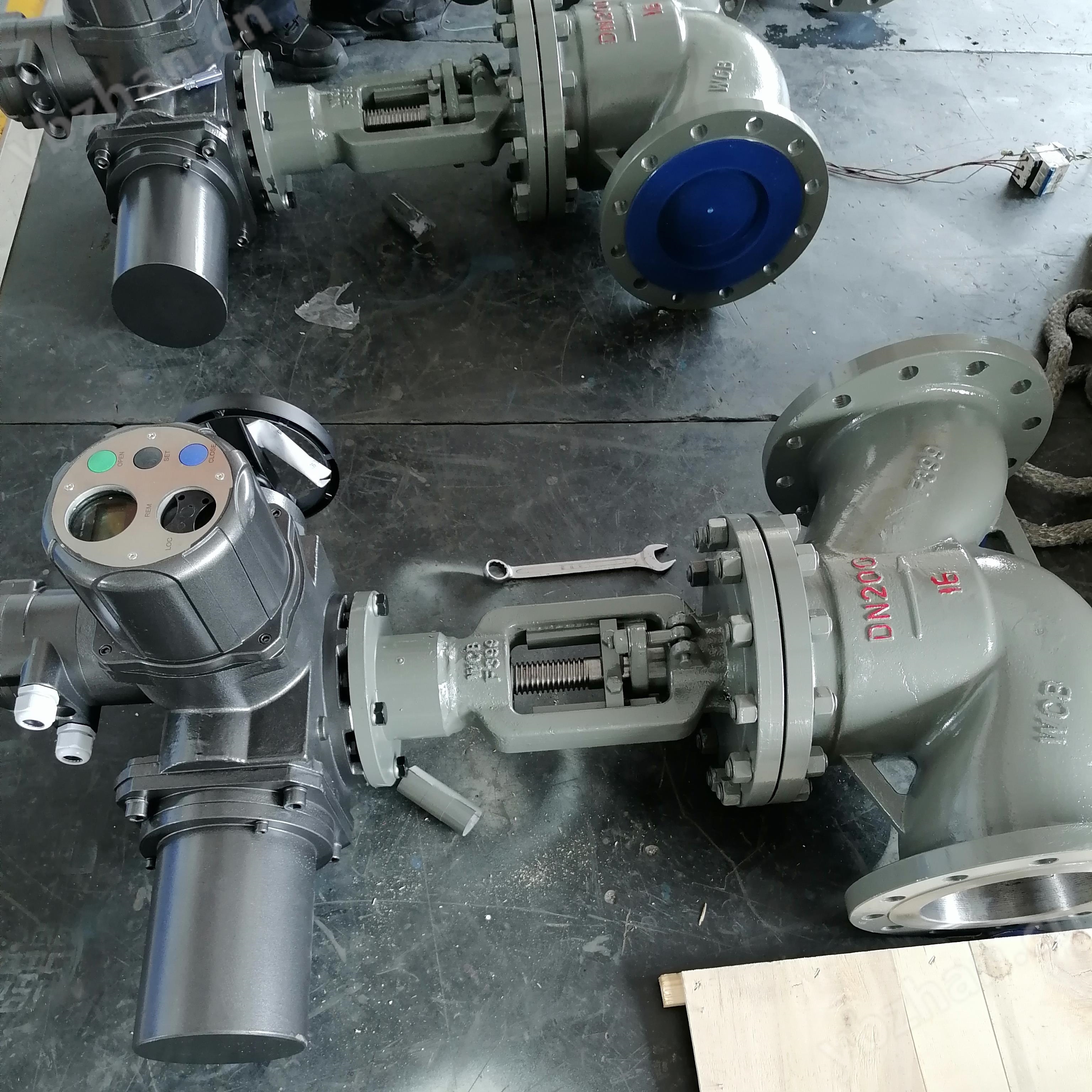 智能一體化開關電動法蘭截止閥