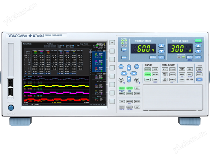 YOKOGAWA 横河 高性能功率分析仪 WT1800R系列：WT1801R, WT1802R, WT1803R, WT1804R, WT1805R, WT1806R